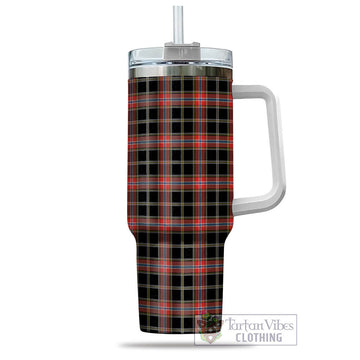 Norwegian Night Tartan Tumbler with Handle - Tartan Vibes Clothing