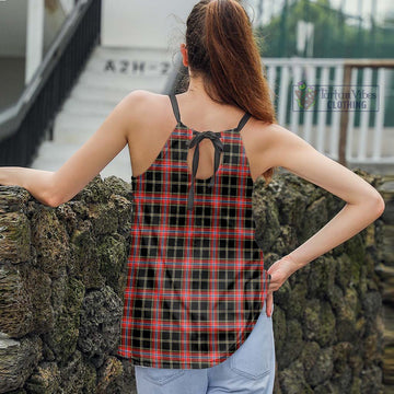 Norwegian Night Tartan Loose Halter Neck Camisole - Tartan Vibes Clothing