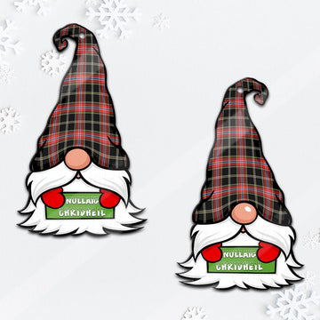 Norwegian Night Gnome Christmas Ornament with His Tartan Christmas Hat