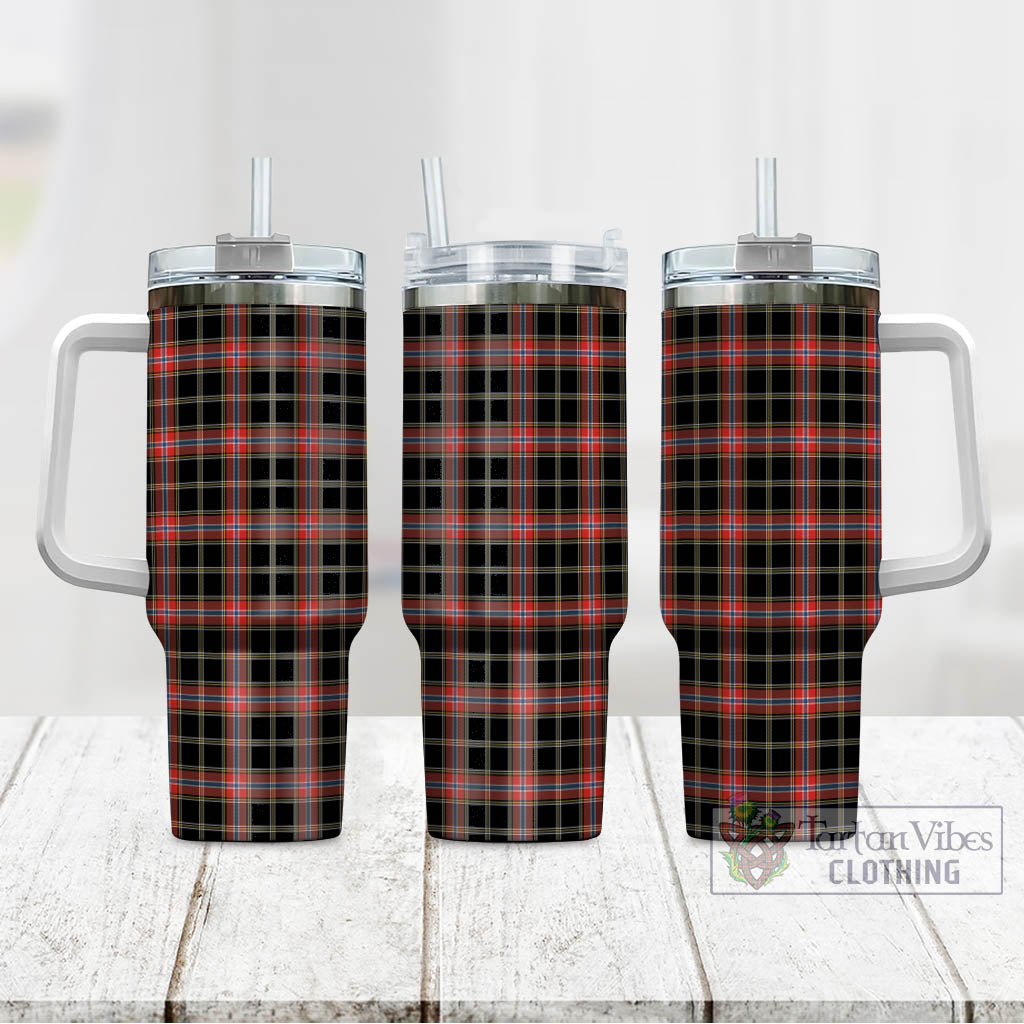 Norwegian Night Tartan Tumbler with Handle - Tartan Vibes Clothing