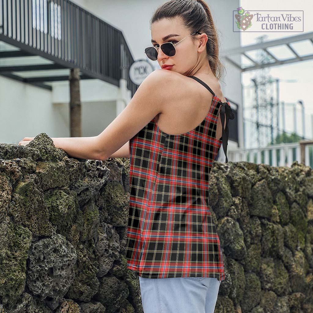 Norwegian Night Tartan Loose Halter Neck Camisole - Tartan Vibes Clothing