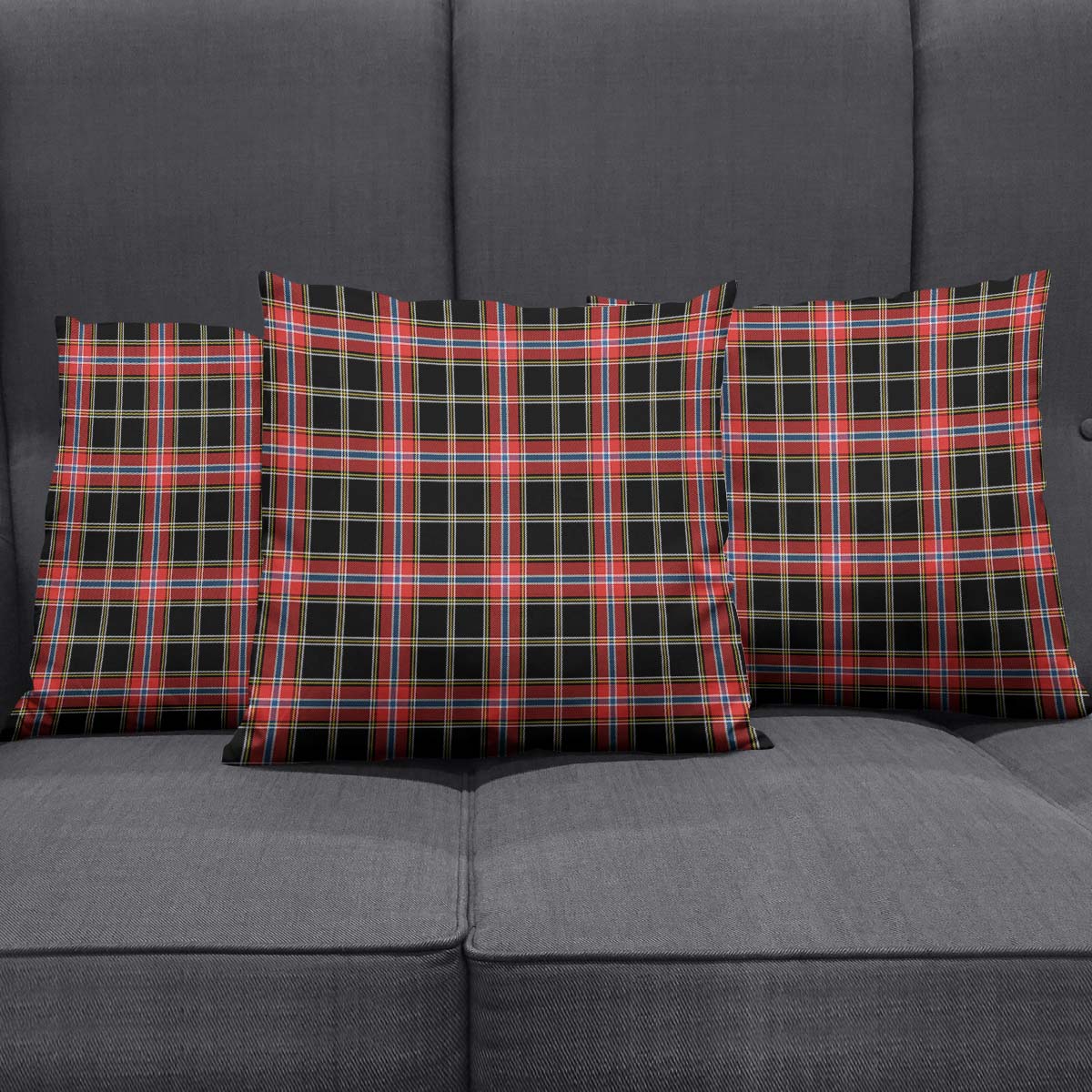 Norwegian Night Tartan Pillow Cover - Tartan Vibes Clothing