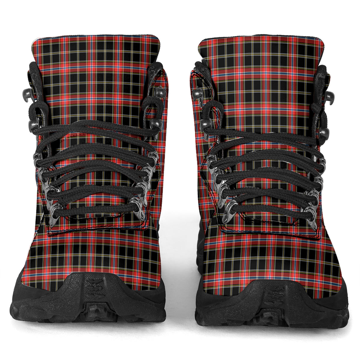 Norwegian Night Tartan Alpine Boots - Tartanvibesclothing