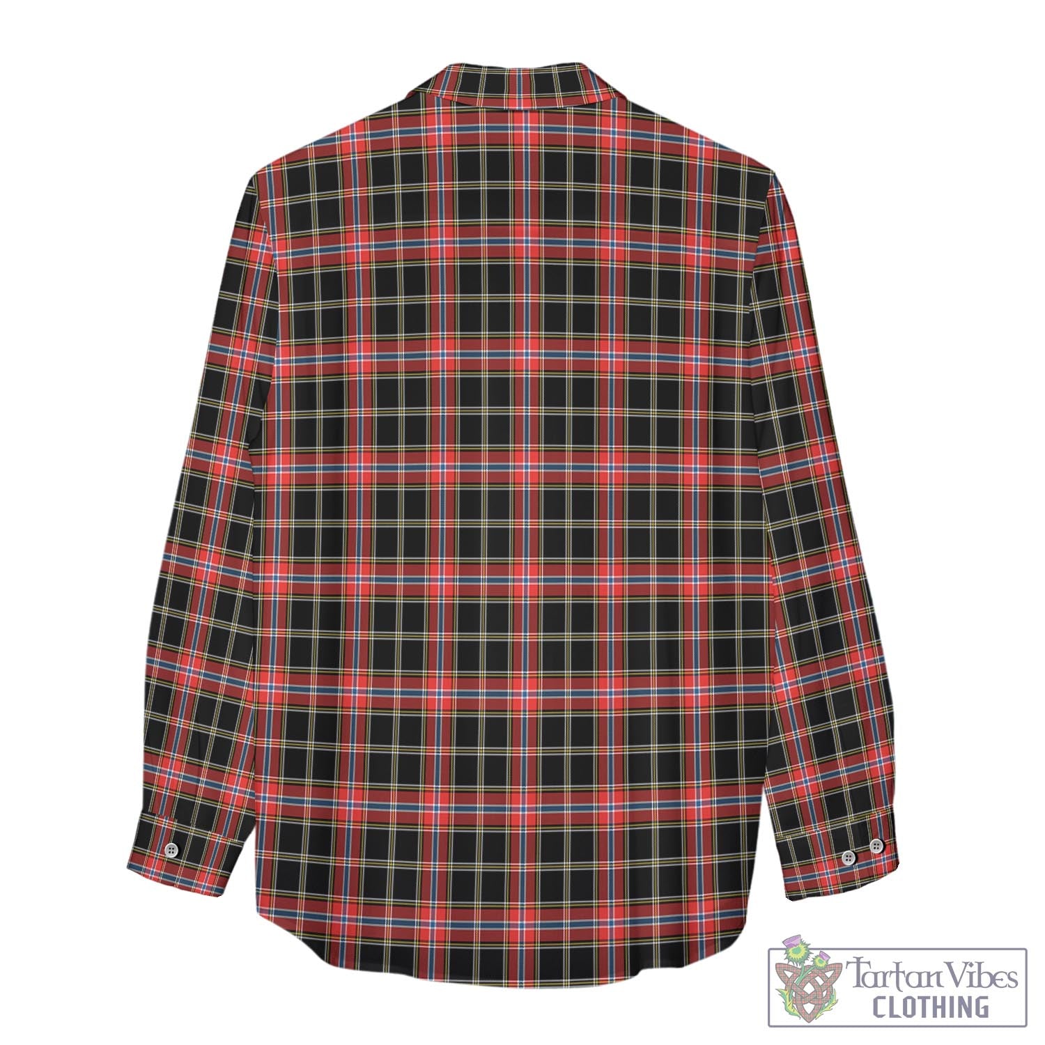 Norwegian Night Tartan Womens Casual Shirt
