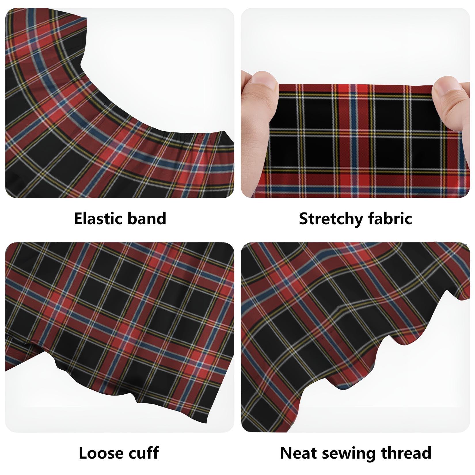 Norwegian Night Tartan Off Shoulder Long Dress - Tartan Vibes Clothing