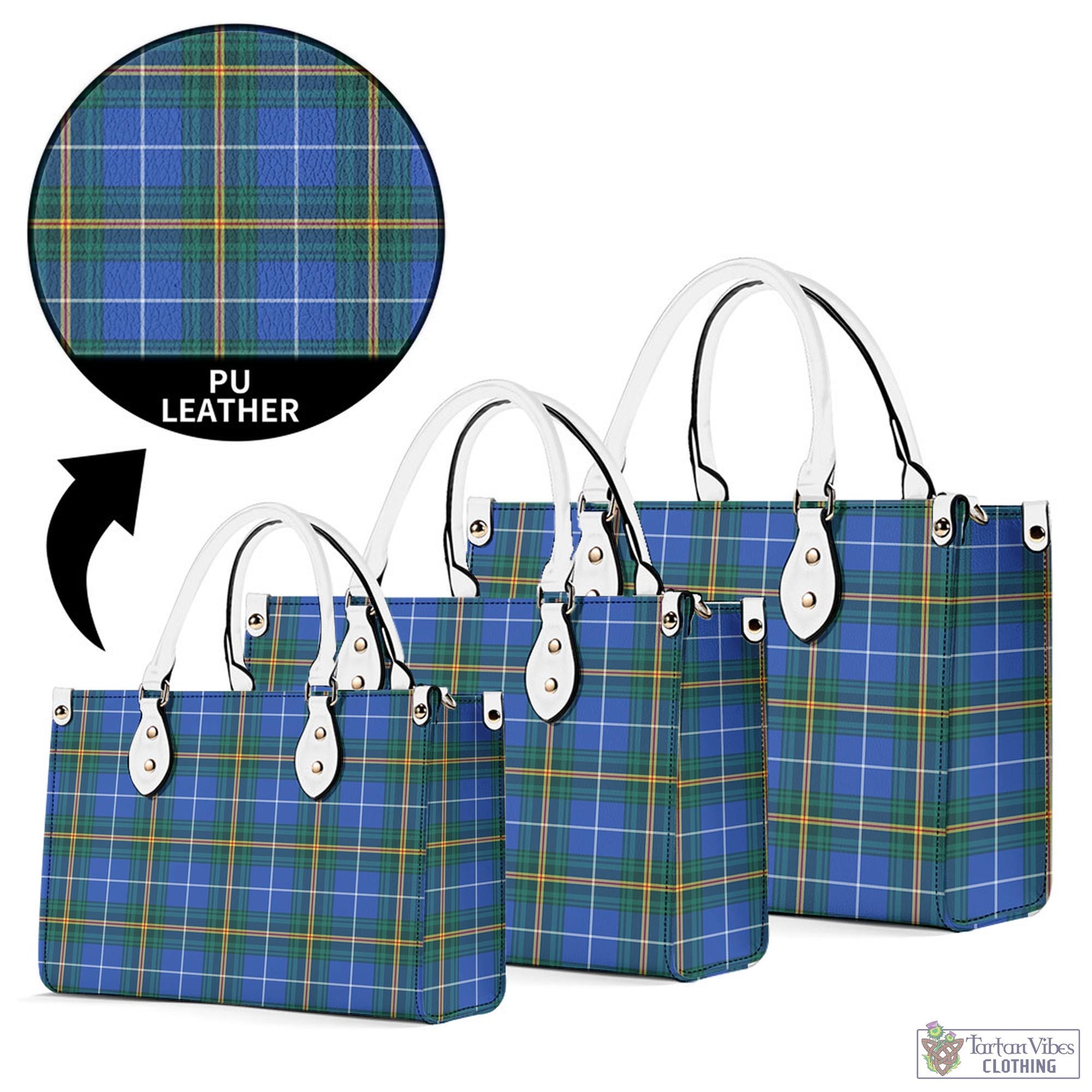 Tartan Vibes Clothing Nova Scotia Province Canada Tartan Luxury Leather Handbags