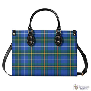 Nova Scotia Province Canada Tartan Luxury Leather Handbags