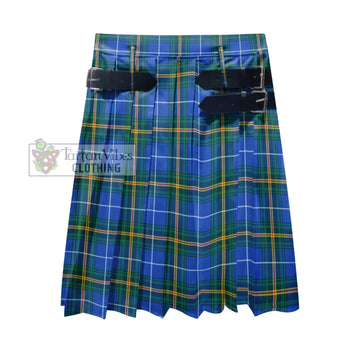Nova Scotia Province Canada Tartan Men's Pleated Skirt - Fashion Casual Retro Scottish Kilt Style