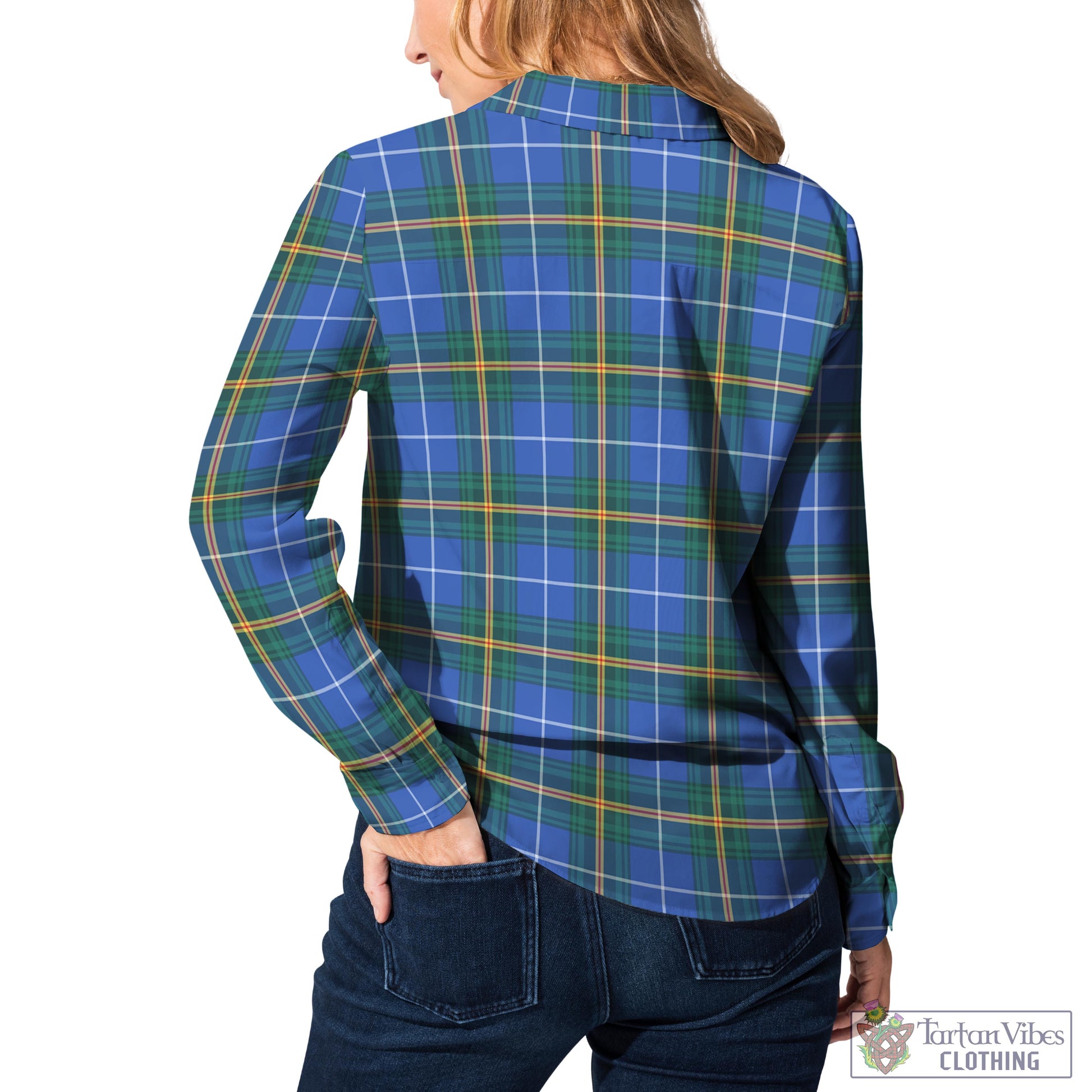 Nova Scotia Province Canada Tartan Womens Casual Shirt