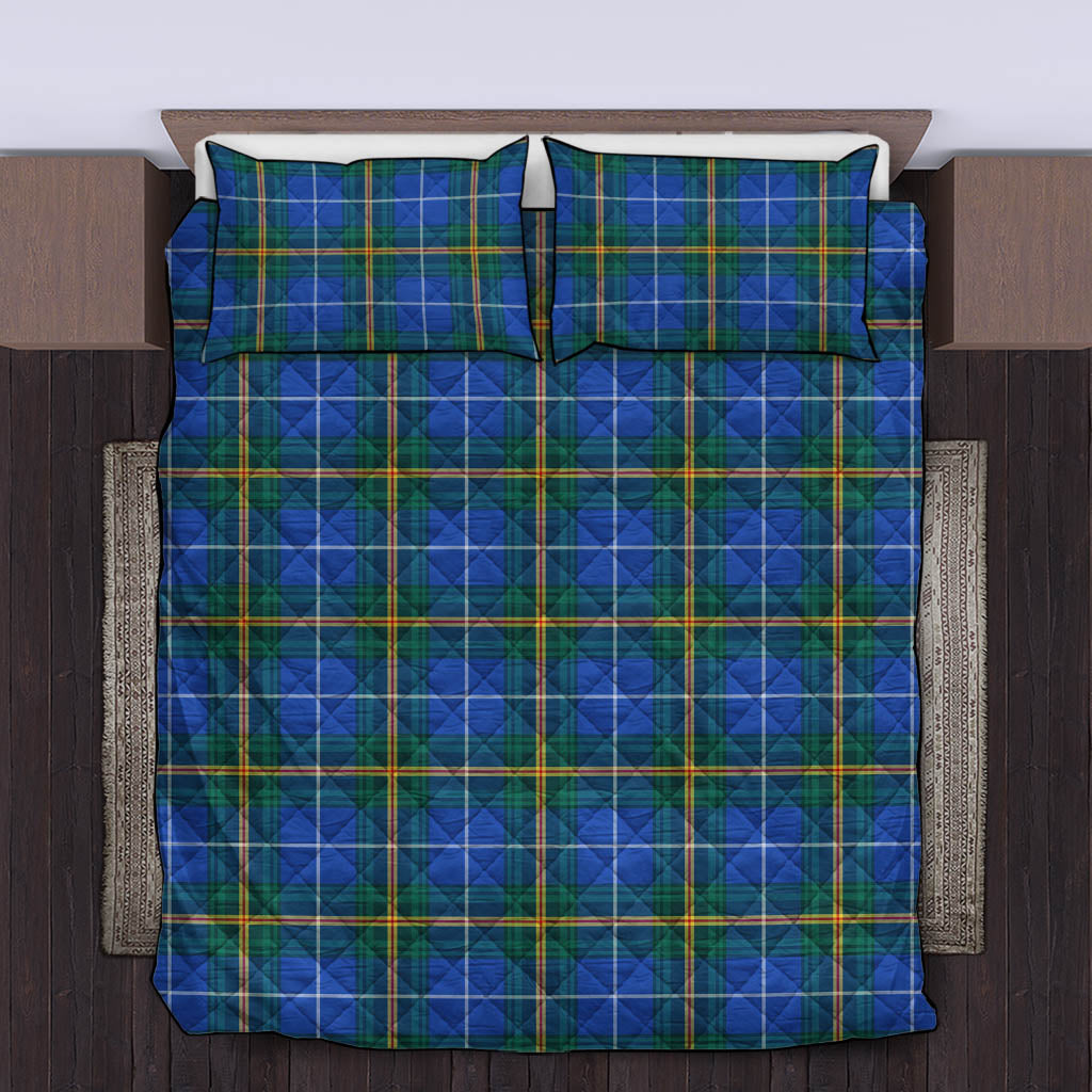 Nova Scotia Province Canada Tartan Quilt Bed Set King - Tartan Vibes Clothing