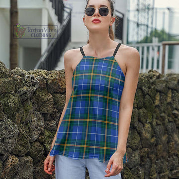Nova Scotia Province Canada Tartan Loose Halter Neck Camisole