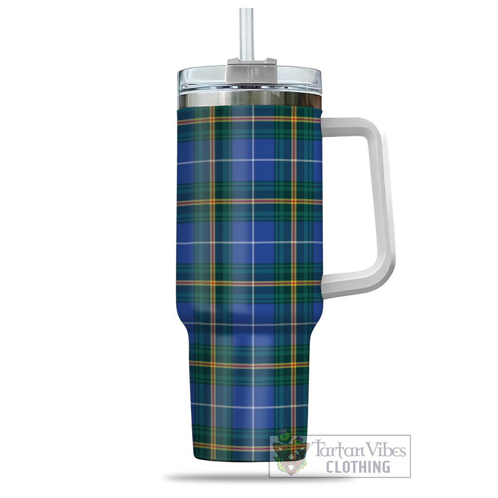 Nova Scotia Province Canada Tartan Tumbler with Handle - Tartan Vibes Clothing
