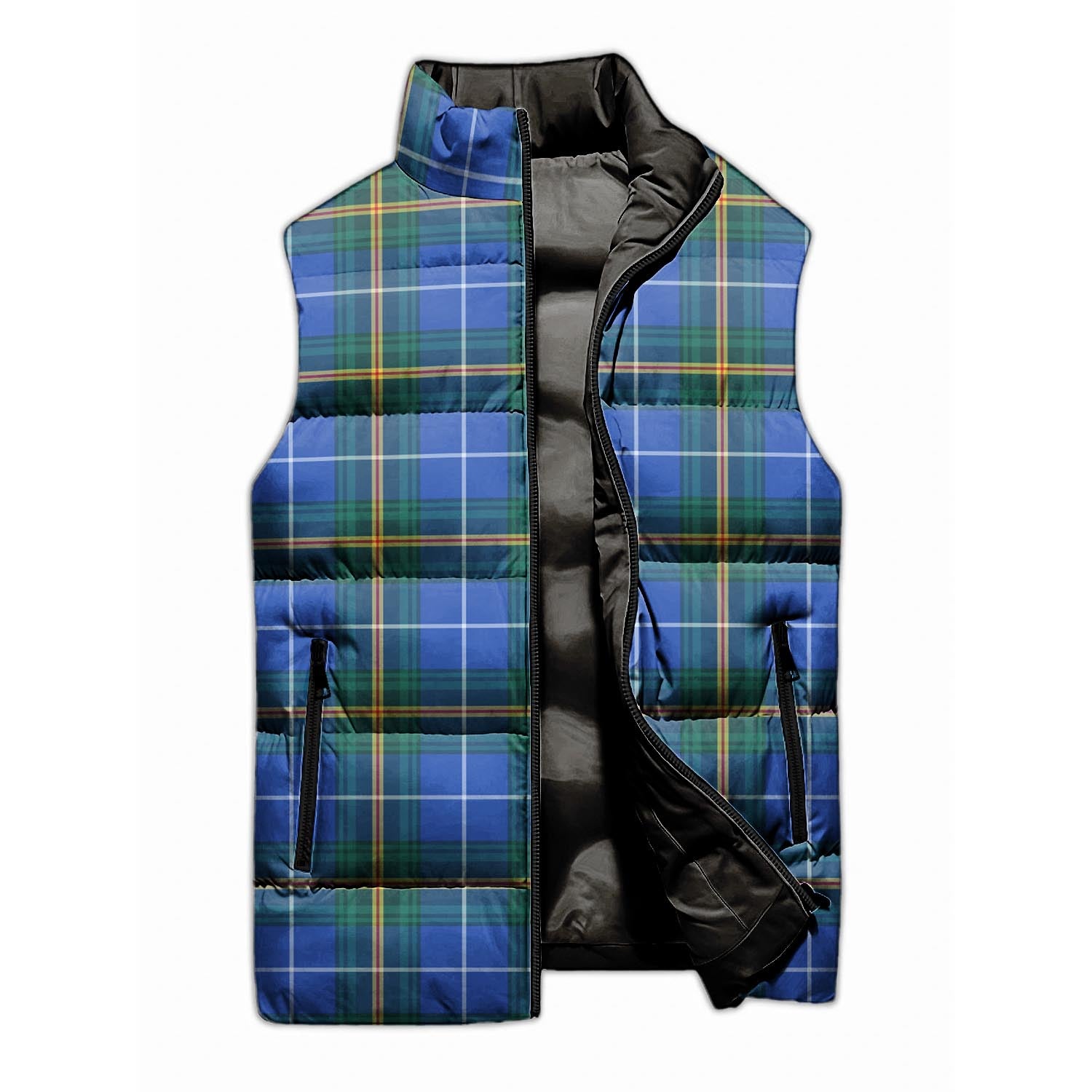 Nova Scotia Province Canada Tartan Sleeveless Puffer Jacket - Tartanvibesclothing