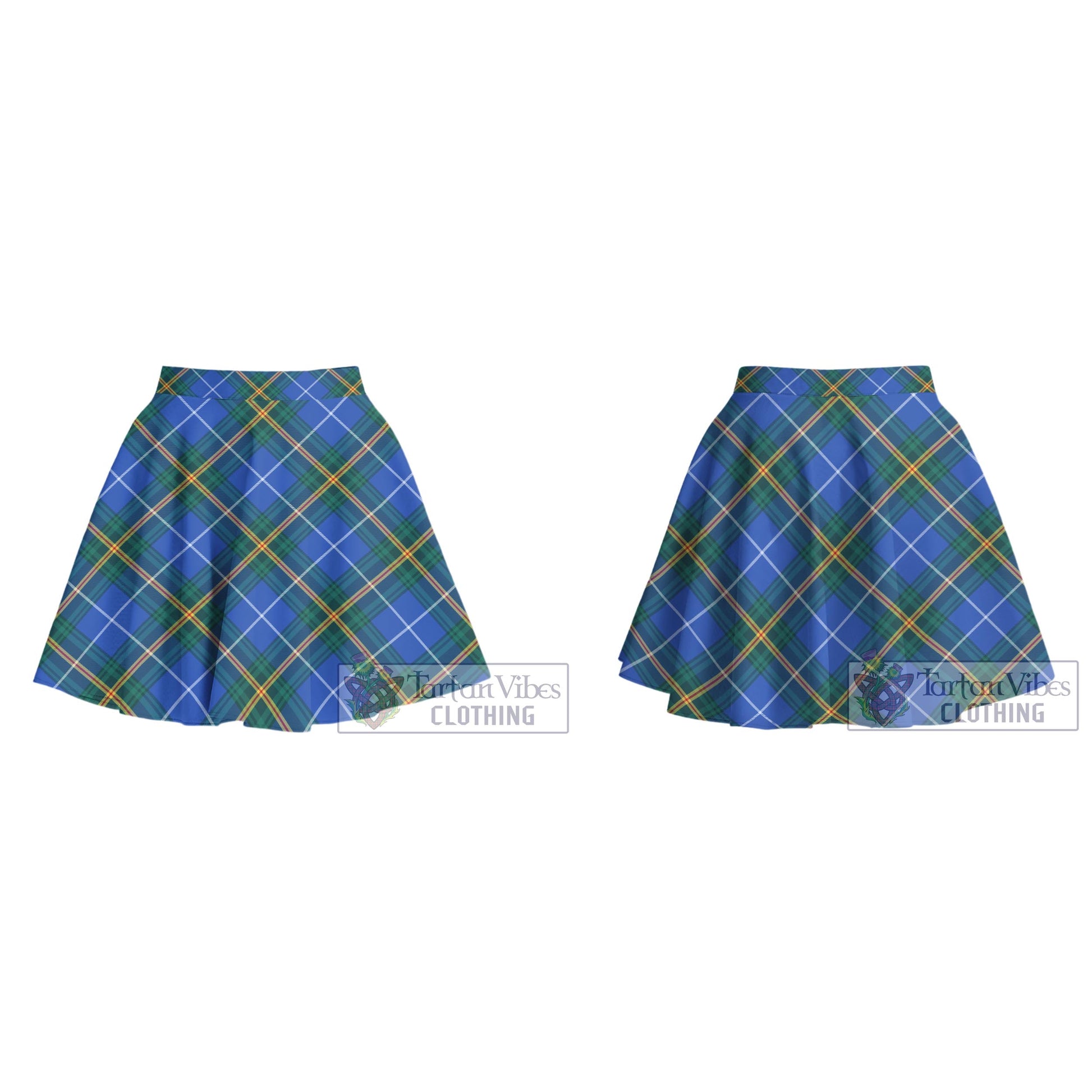 Tartan Vibes Clothing Nova Scotia Province Canada Tartan Women's Plated Mini Skirt