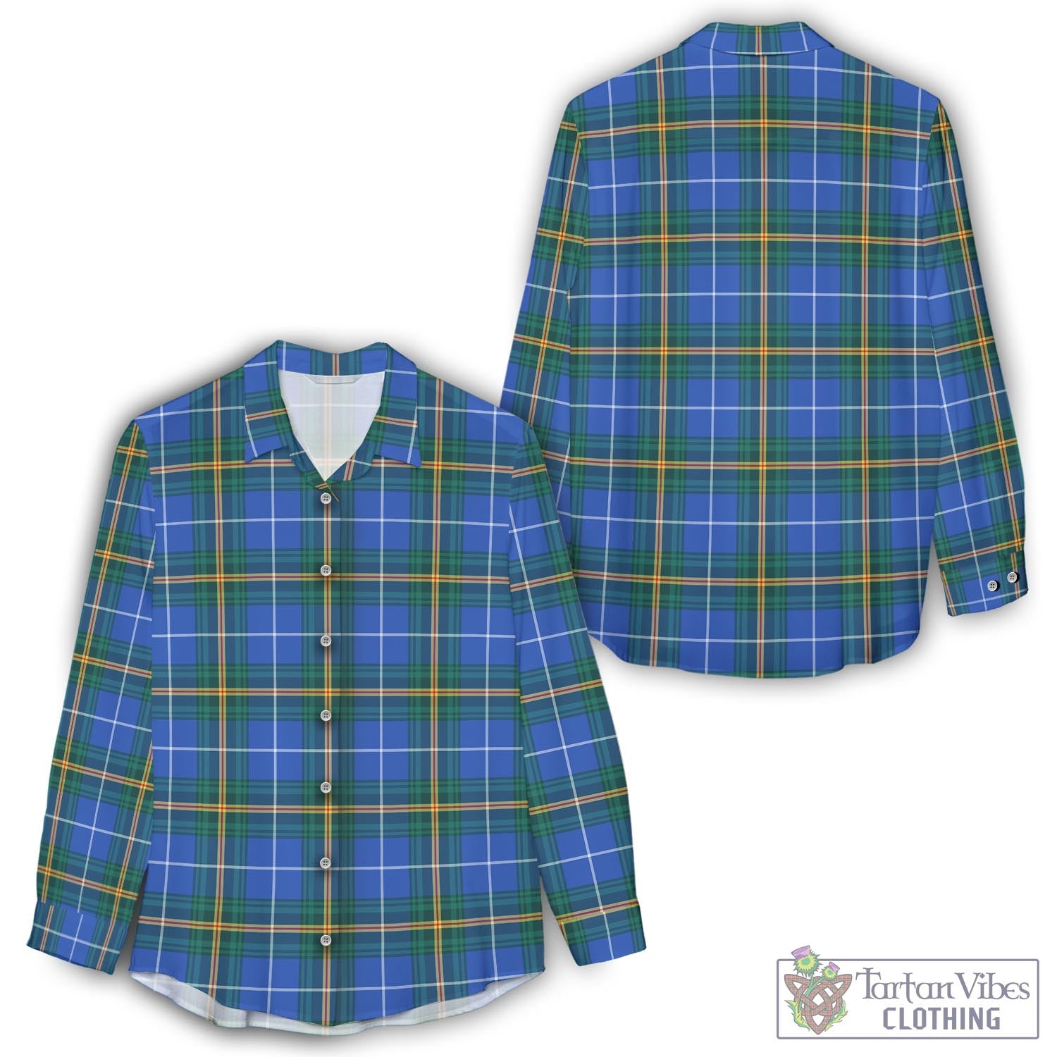 Nova Scotia Province Canada Tartan Womens Casual Shirt