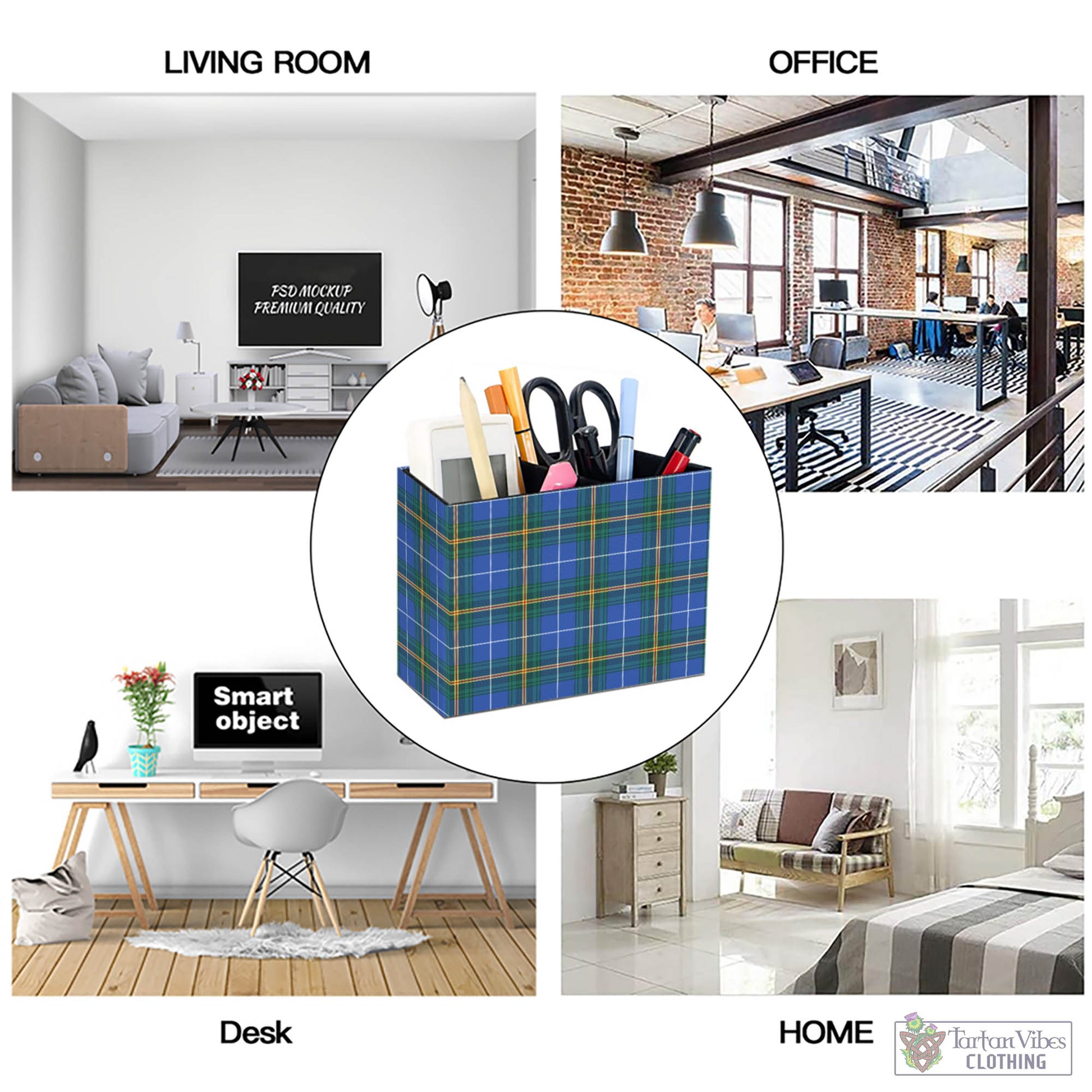 Tartan Vibes Clothing Nova Scotia Province Canada Tartan Pen Holder