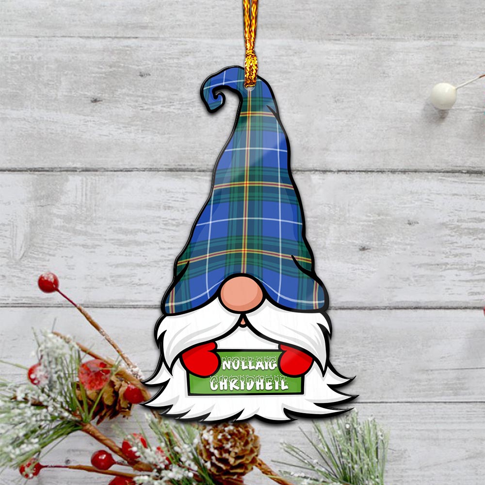 Nova Scotia Province Canada Gnome Christmas Ornament with His Tartan Christmas Hat - Tartanvibesclothing