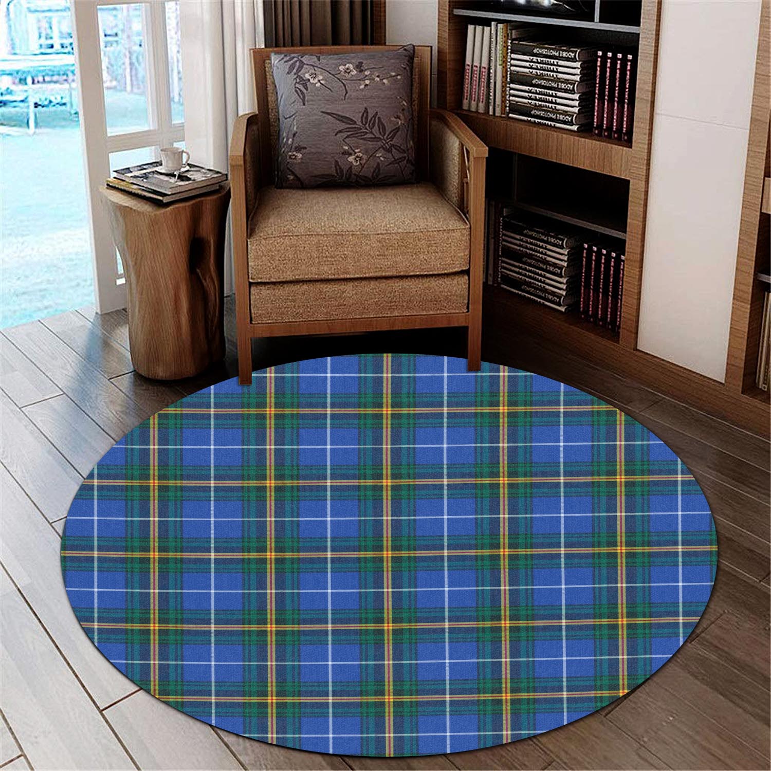 nova-scotia-province-canada-tartan-round-rug