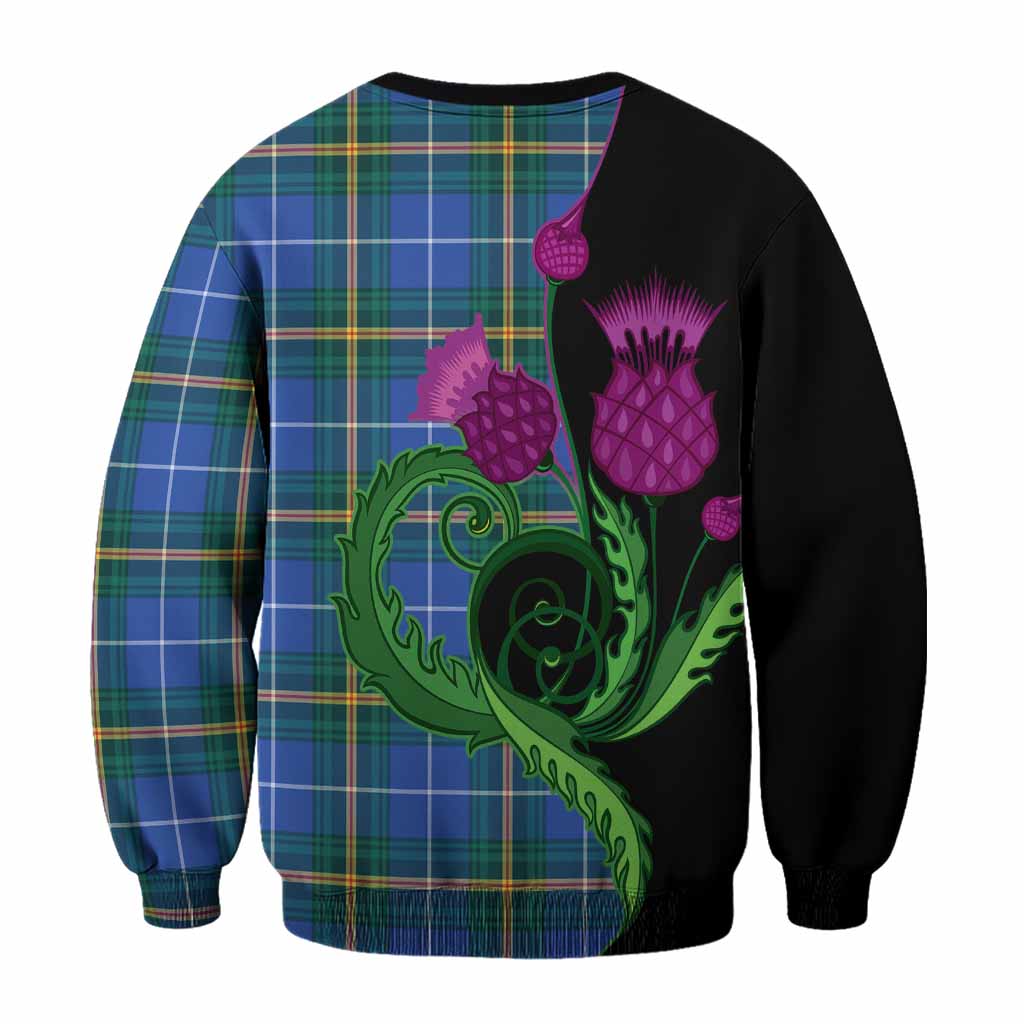Nova Scotia Province Canada Tartan Sweatshirt Traditional Scottish Thistle