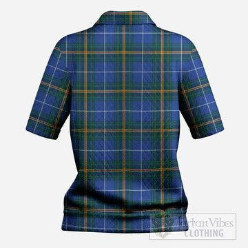 Nova Scotia Province Canada Tartan Women’s Polo Sweater Top