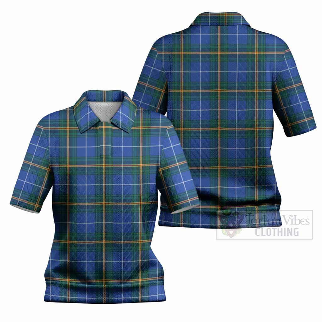 Nova Scotia Province Canada Tartan Women’s Polo Sweater Top
