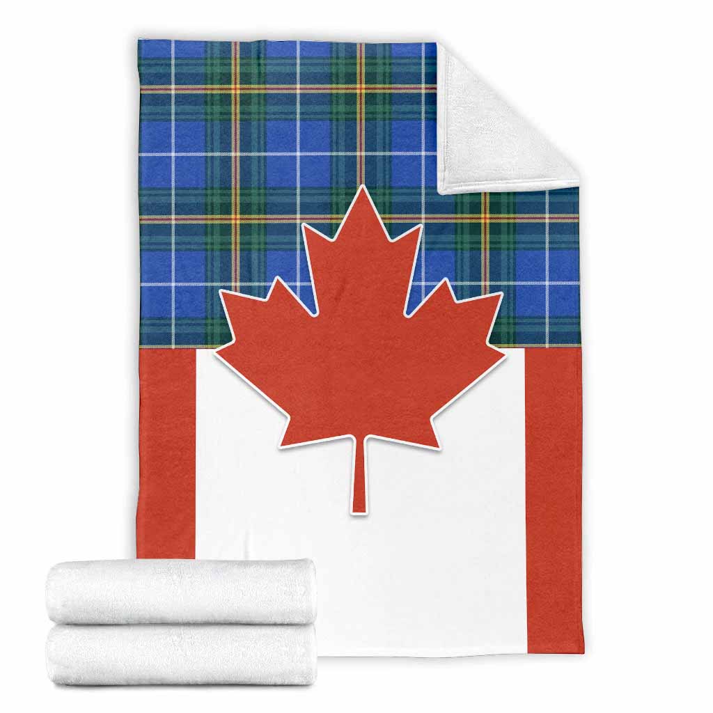 Nova Scotia Tartan Blanket Canada Maple Leaf Half Style X-Large 59 x 79 inches 150 x 200 cm - Tartan Vibes Clothing
