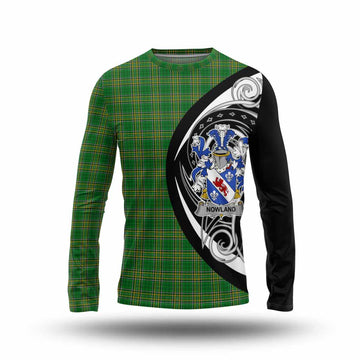 Nowland Irish Clan Long Sleeve T-Shirt Celtic Circle Style Unisex - Tartan Vibes Clothing