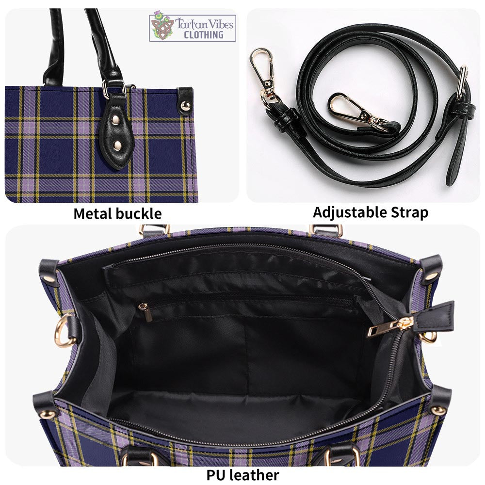 Tartan Vibes Clothing Nunavut Territory Canada Tartan Luxury Leather Handbags