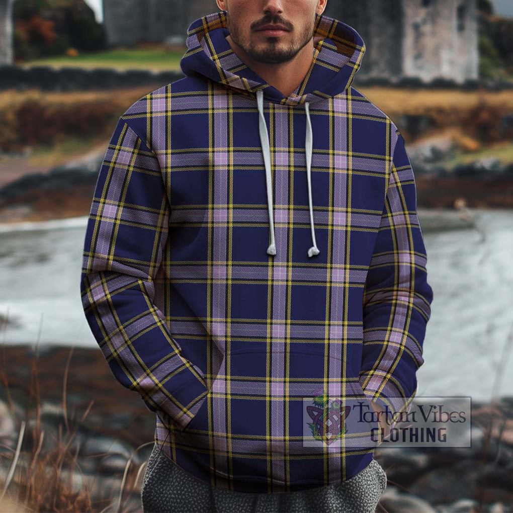 Nunavut Territory Canada Tartan Cotton Hoodie Pullover Hoodie XS - Tartan Vibes Clothing