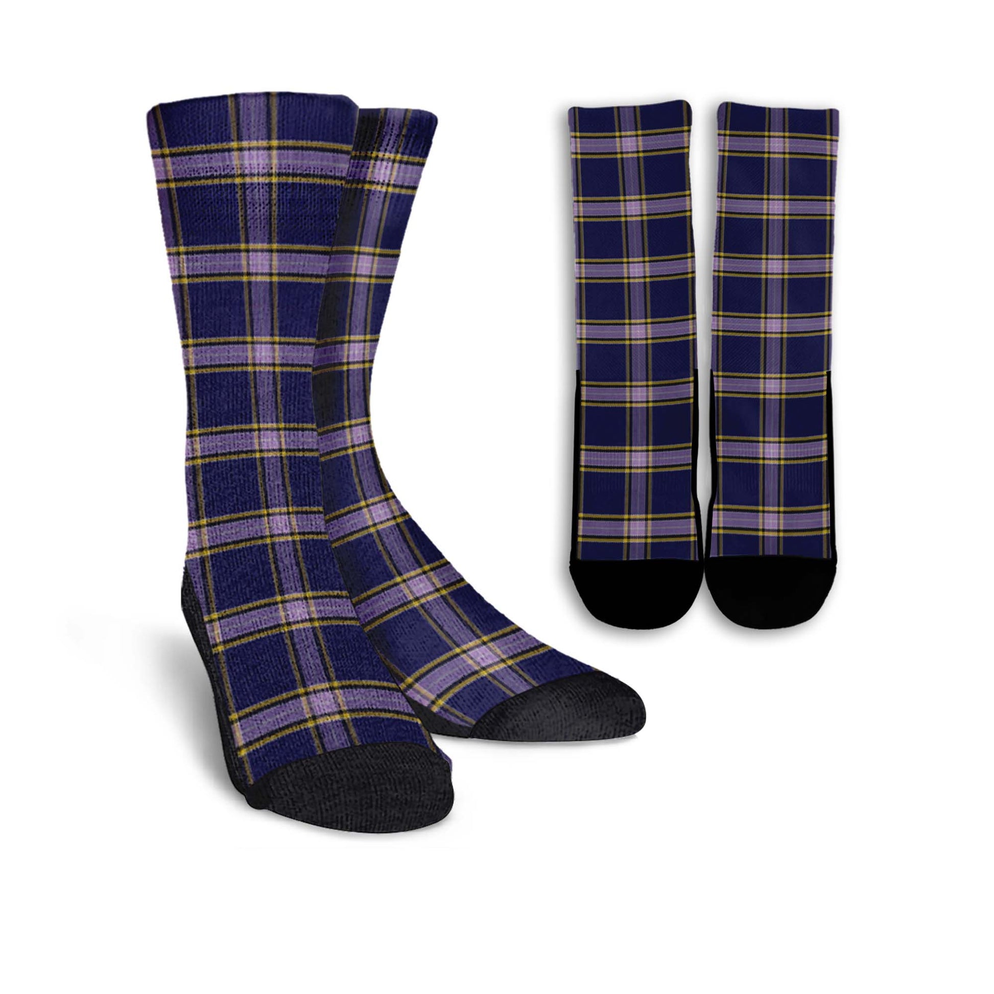 Nunavut Territory Canada Tartan Crew Socks - Tartanvibesclothing