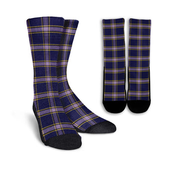 Nunavut Territory Canada Tartan Crew Socks