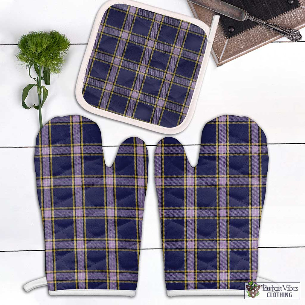 Nunavut Territory Canada Tartan Combo Oven Mitt & Pot-Holder Combo 1 Oven Mitt & 1 Pot-Holder White - Tartan Vibes Clothing