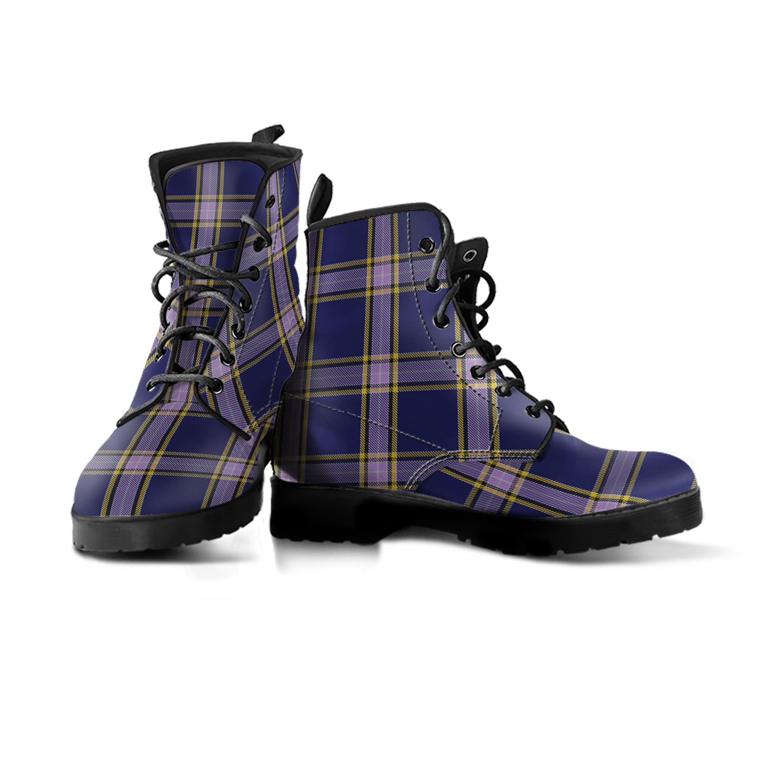 nunavut-territory-canada-tartan-leather-boots