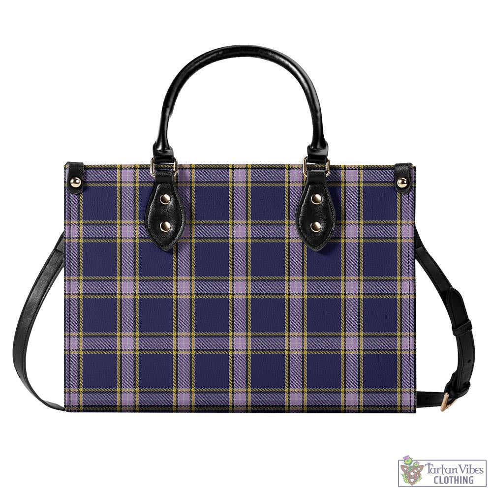 Tartan Vibes Clothing Nunavut Territory Canada Tartan Luxury Leather Handbags