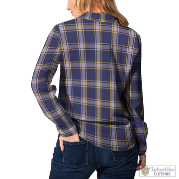 Nunavut Territory Canada Tartan Women's Casual Shirt
