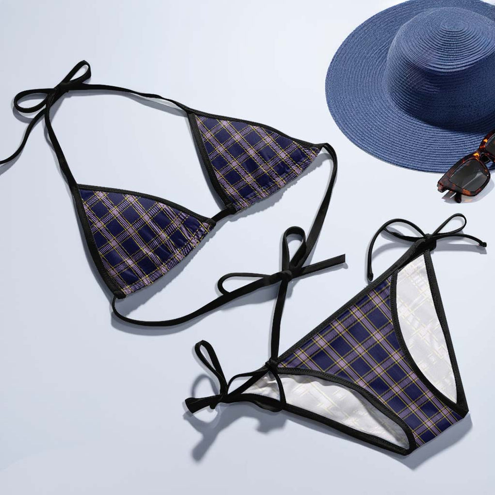 Nunavut Territory Canada Tartan Bikini Swimsuit - Tartan Vibes Clothing
