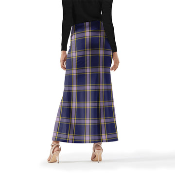 Nunavut Territory Canada Tartan Womens Full Length Skirt