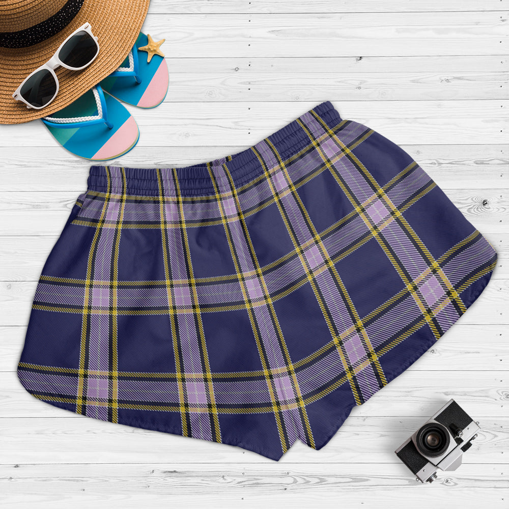 nunavut-territory-canada-tartan-womens-shorts