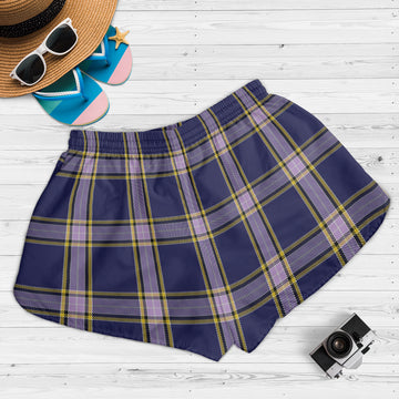Nunavut Territory Canada Tartan Womens Shorts