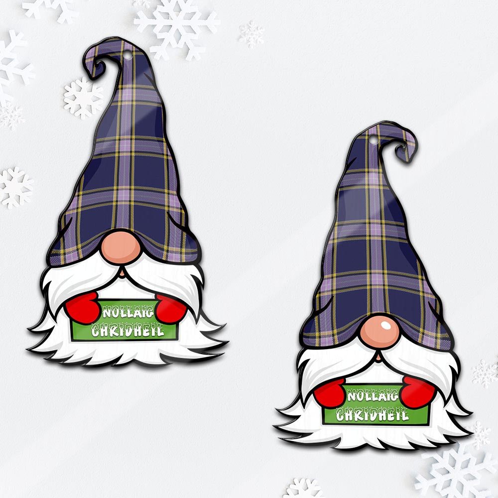 Nunavut Territory Canada Gnome Christmas Ornament with His Tartan Christmas Hat - Tartan Vibes Clothing
