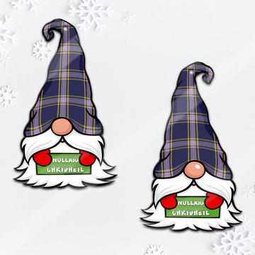 Nunavut Territory Canada Gnome Christmas Ornament with His Tartan Christmas Hat