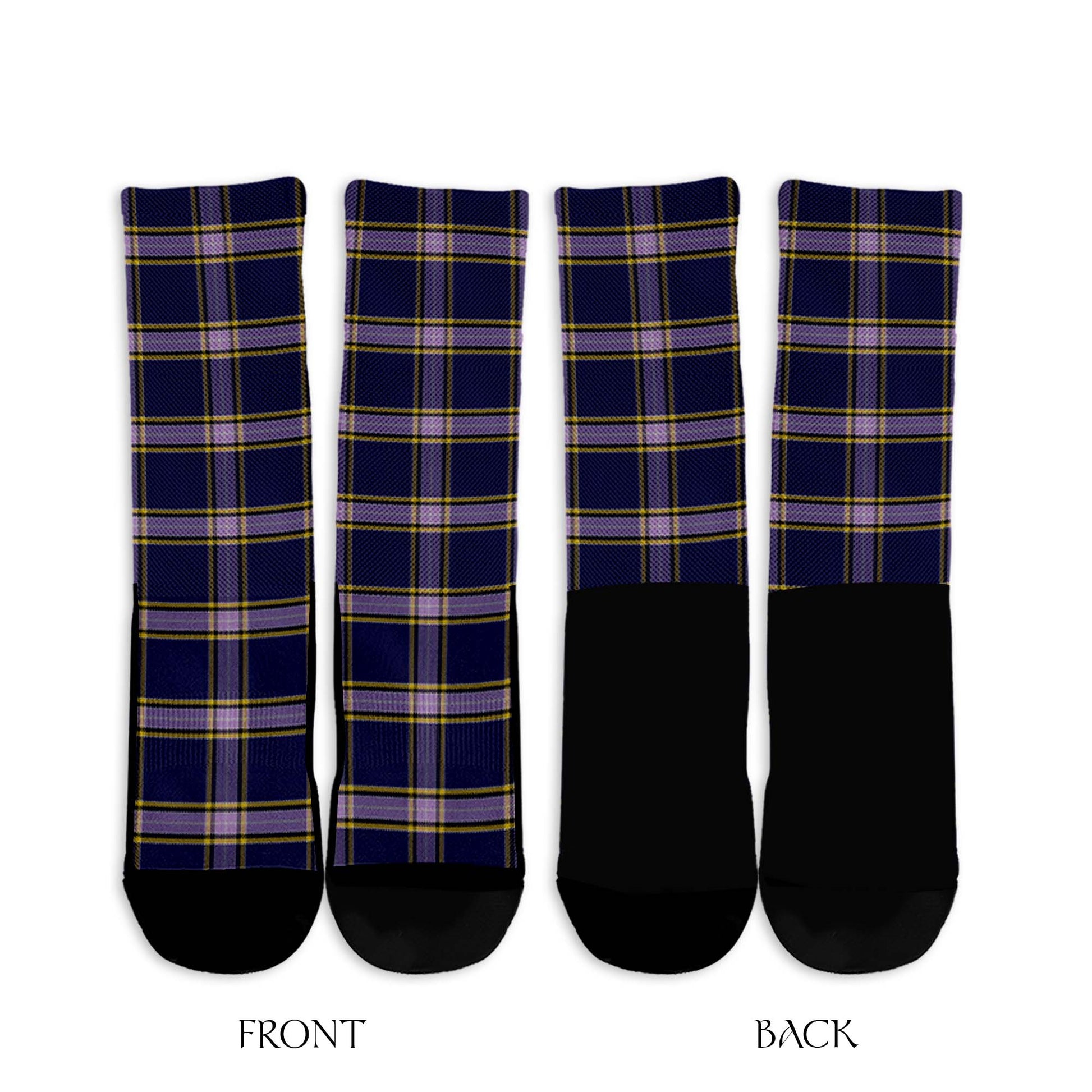 Nunavut Territory Canada Tartan Crew Socks - Tartanvibesclothing
