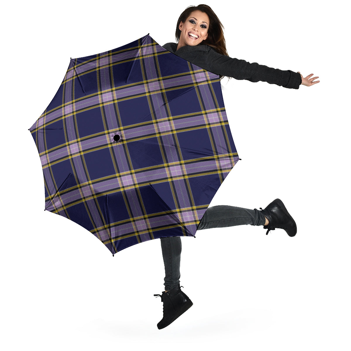 Nunavut Territory Canada Tartan Umbrella - Tartanvibesclothing
