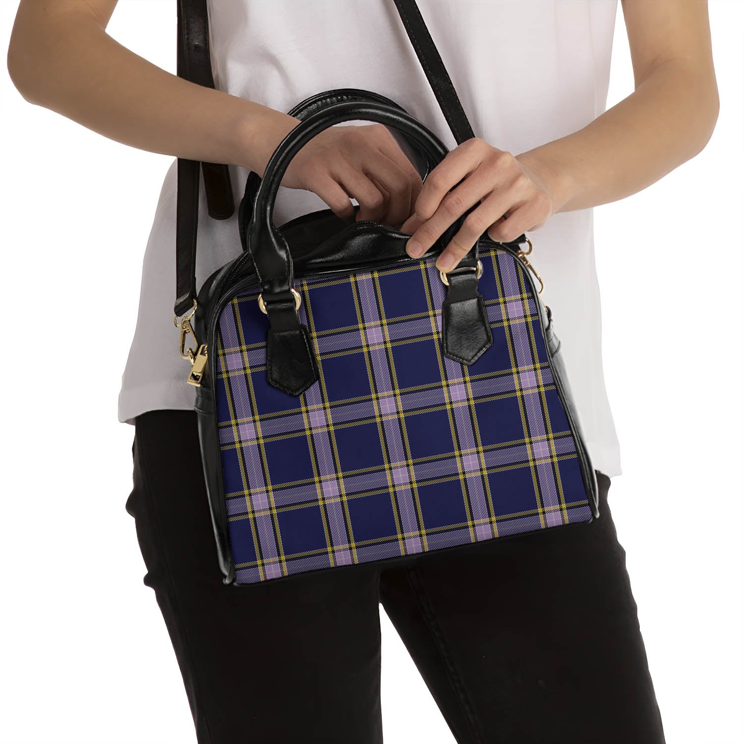 Nunavut Territory Canada Tartan Shoulder Handbags - Tartanvibesclothing
