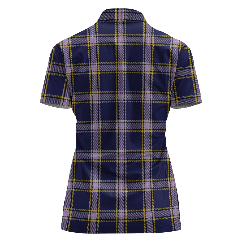 nunavut-territory-canada-tartan-polo-shirt-for-women