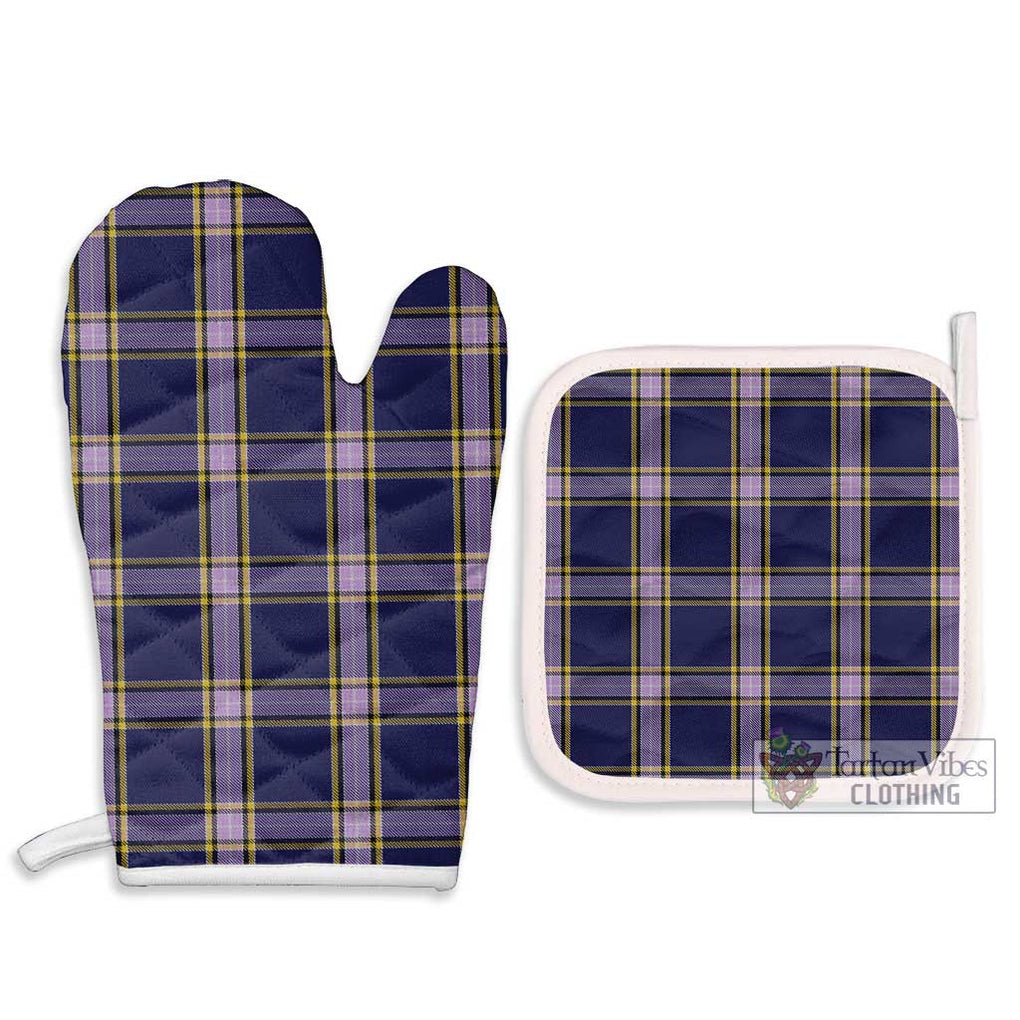 Nunavut Territory Canada Tartan Combo Oven Mitt & Pot-Holder Combo 1 Oven Mitt & 2 Pot-Holder White - Tartan Vibes Clothing