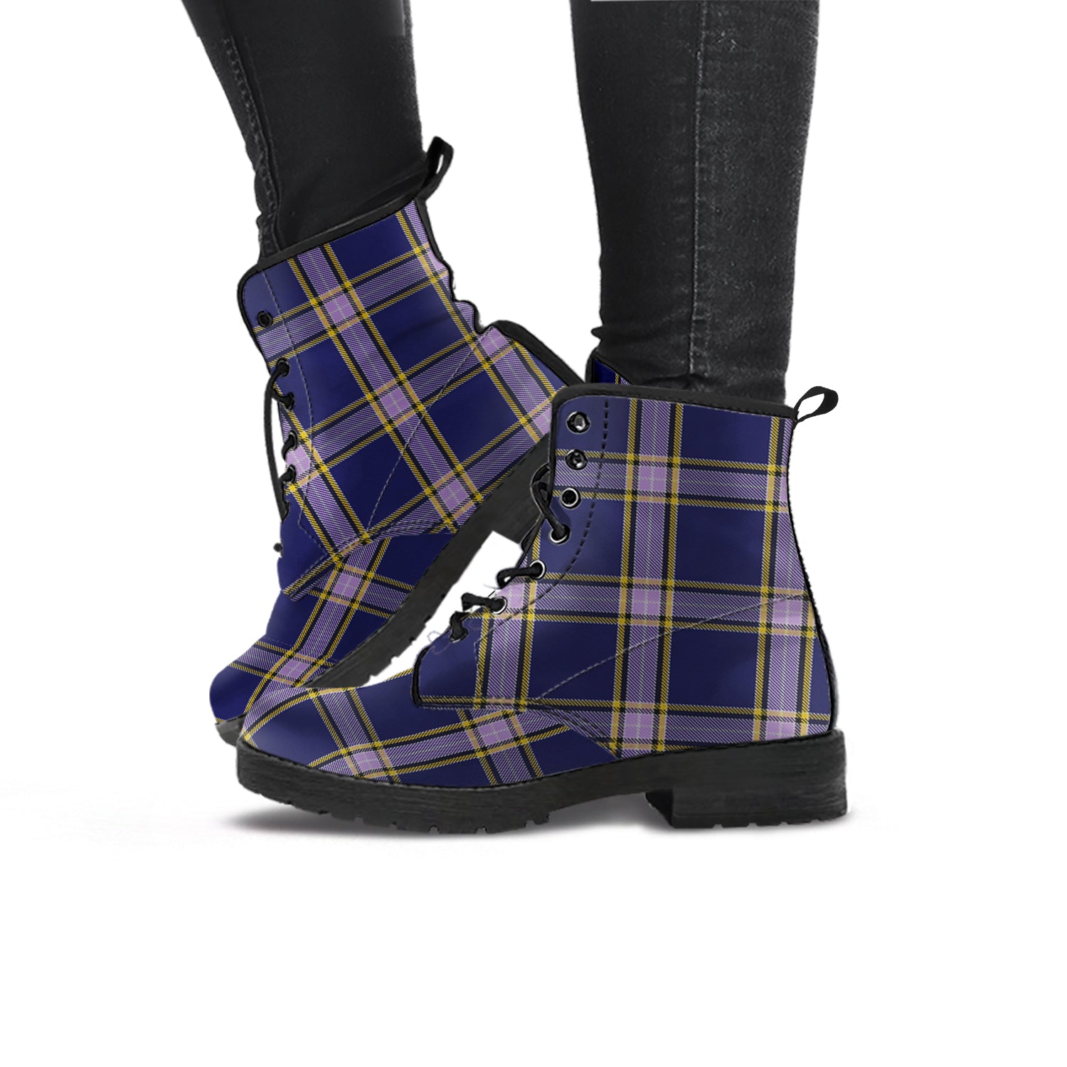 nunavut-territory-canada-tartan-leather-boots