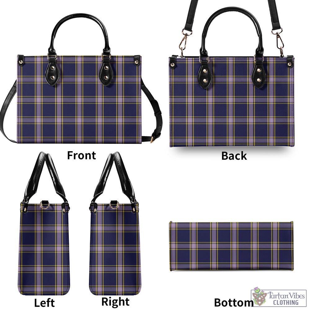 Tartan Vibes Clothing Nunavut Territory Canada Tartan Luxury Leather Handbags