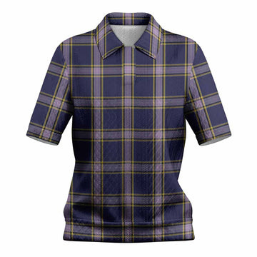 Nunavut Territory Canada Tartan Women’s Polo Sweater Top