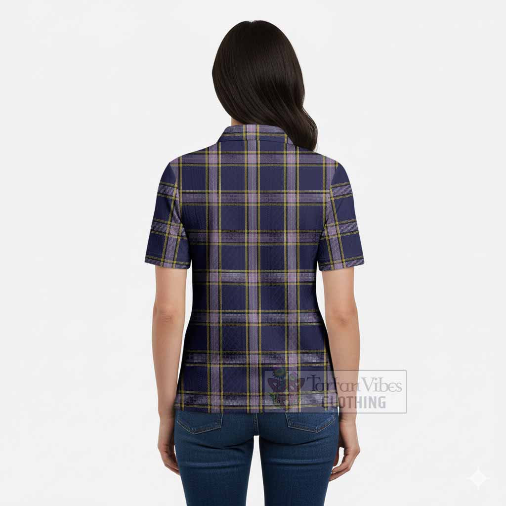Nunavut Territory Canada Tartan Women’s Polo Sweater Top
